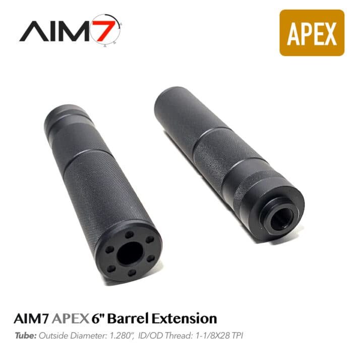 6" BARREL EXTENSION Fake Silencer/Suppressor