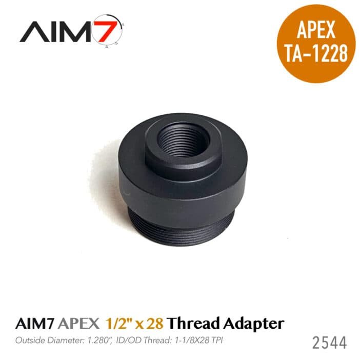 AIM7 TA-1/2X28 APEX Modular Comp Thread Adapter