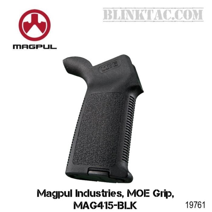 Magpul Industries, MOE Grip, Fits AR Rifles, Black MAG415-BLK