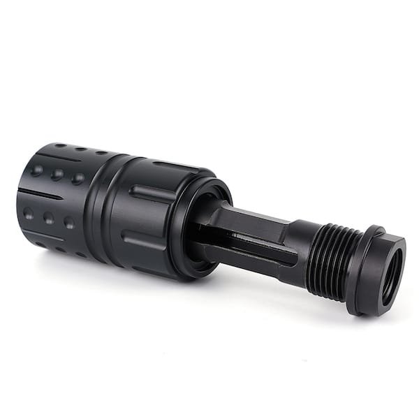 .223/5.56 Muzzle Brake 1/2x28RH Device Tactical Compensator .223 Thread W/ Sleeve Nut TTN-B1/56 - Image 9
