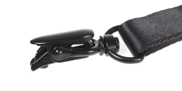 JE Machine Quick Adjust Convertible 1 or 2 Point Sling with Metal Hooks - Black/TAN - Image 4