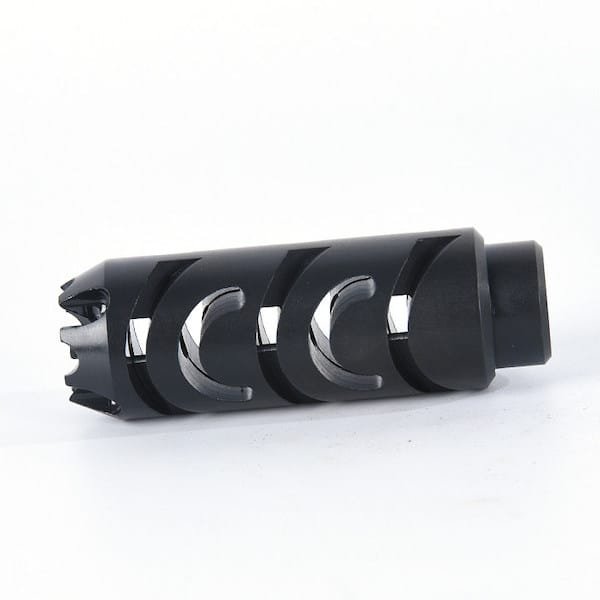556 Muzzle Brake 1/2x28 Thread 223 Cal Heat Treated Steel QPQ Black Crush Washer MB 82 - Image 5