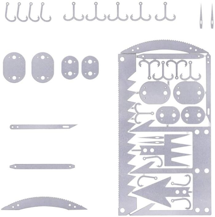 Blink Survival Multitool Card 22 in 1,Steel Credit Card Pocket Sized (4pcs) - Image 5