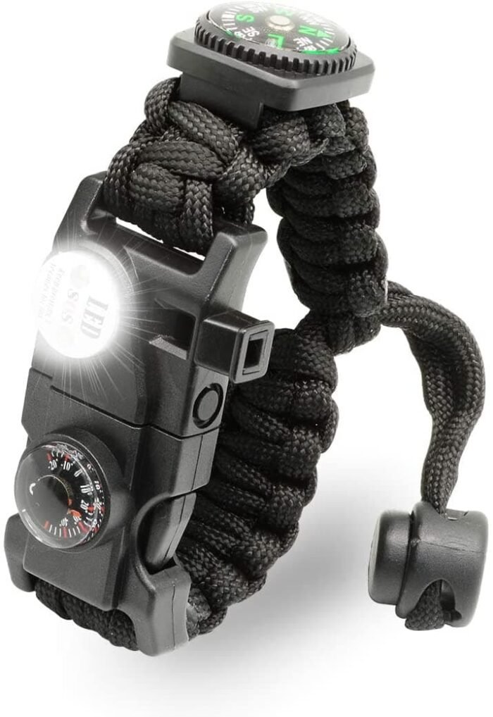 21 in 1 Adjustable Paracord Survival Bracelet - Image 4