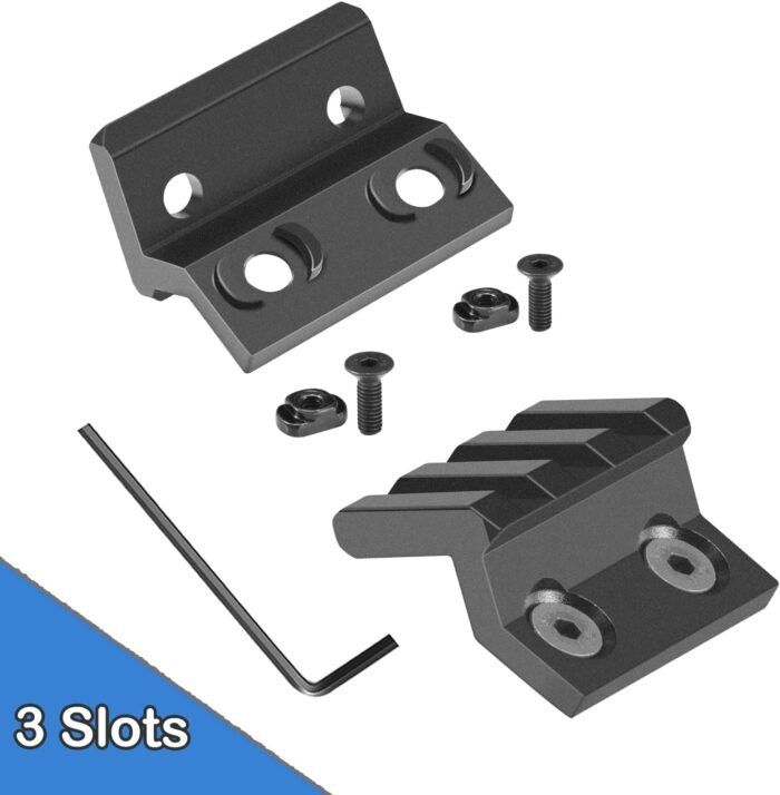 M-LOK 45 Degree Offset Accessories Weaver Mount 5 Slots & 3 SLOTS - Image 4
