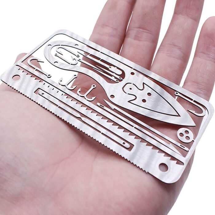 Blink Survival Multitool Card 22 in 1,Steel Credit Card Pocket Sized (4pcs) - Image 4