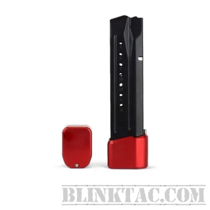 Magorui Tactical Aluminum Magazine Extension Base Pad for Smith & Wesson M&P +5/6 9/40