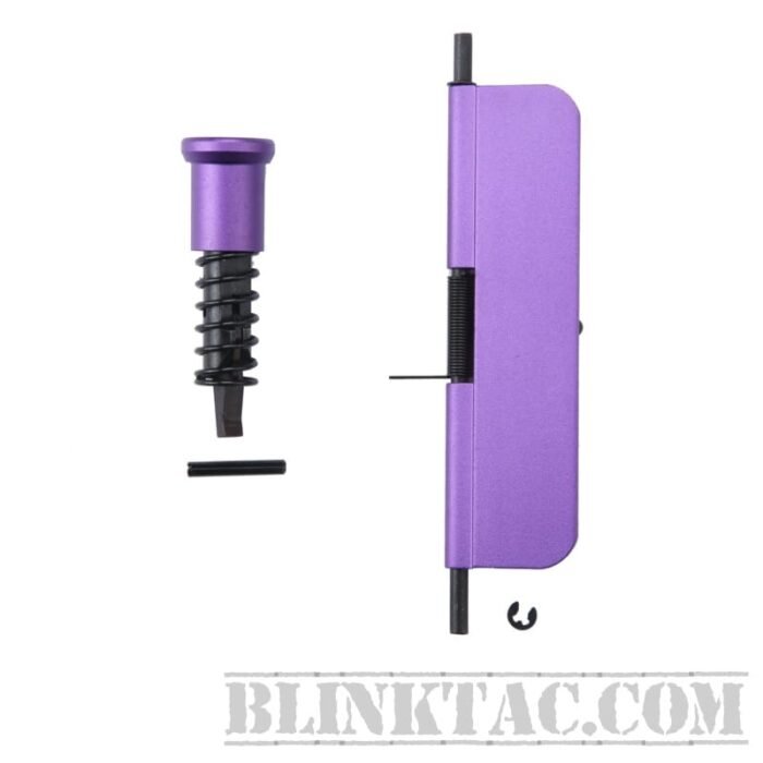 AR15 Billet Aluminum Ultimate Dust Cover With Forward Assist 223 - PURPLE