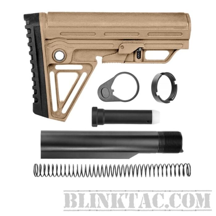 Delta Alpha Combat Mil-Spec Carbine AR-15 Complete Stock Kit w/Buffer Tube Kit