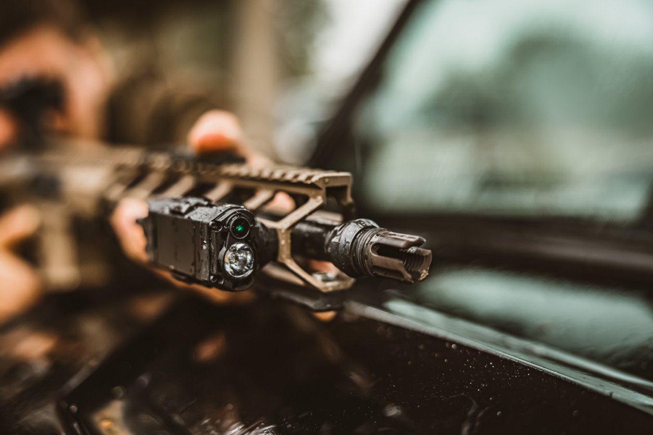 Breek Arms 3FO-S Flash Hider Short Outside Threaded - .223/5.56, 9mm - Image 4