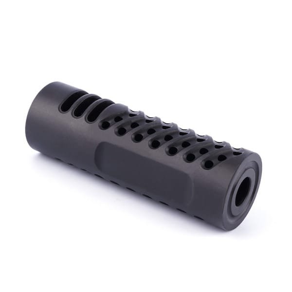Multi Hole Design High Quality Steel Muzzle Brake .223/5.56 . Tactical Muzzle Device 1/2x28  With Free Timing Nut And Crush Washer MB460 - Image 7