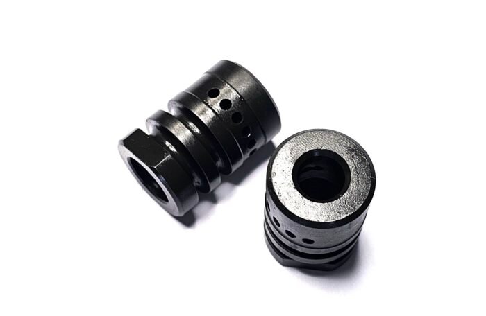 KAK Industry Mini Compensator, 1/2x28 Muzzle Brake - Image 3