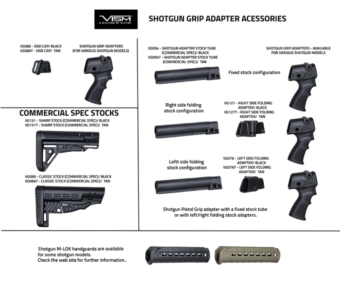 VISM Shotgun Left Side Folding Stock Adapter - Image 15