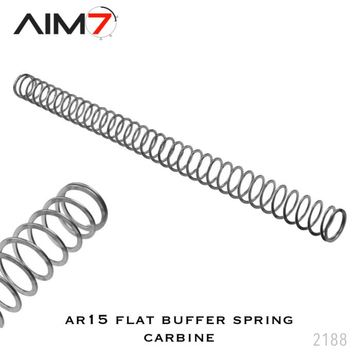 AIM7 AR-15/M16 Enhanced Carbine Length Flat Wire Buffer Recoil Spring