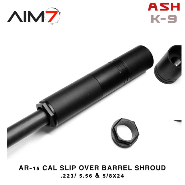 Aim7 ASH K-9 Faux Suppressor 1/2x28 & 5/8x24 - Image 8