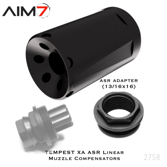 AIM7 TEMPEST XA Linear Muzzle Compensators ASR 13/16 X 16