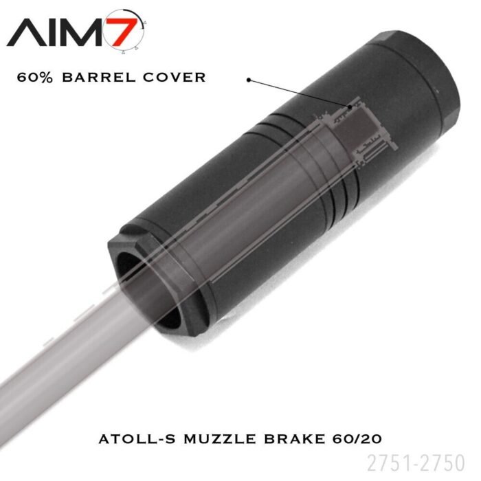 AIM7 ATOLL-S 60/20 Muzzle Brake - Image 8