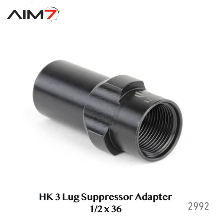 Aim7 HK 3 Lug Suppressor Adapter Steel Black - Image 13