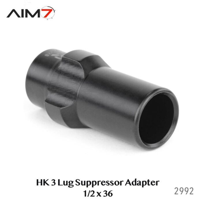 Aim7 HK 3 Lug Suppressor Adapter Steel Black - Image 14