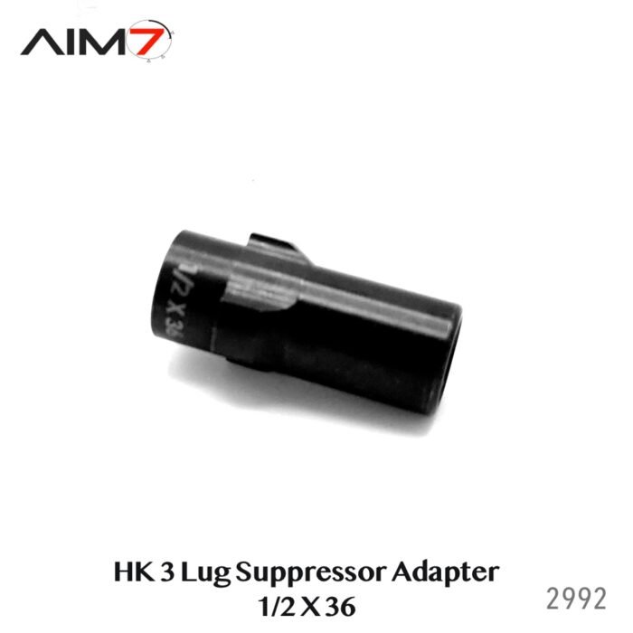 Aim7 HK 3 Lug Suppressor Adapter Steel Black - Image 9