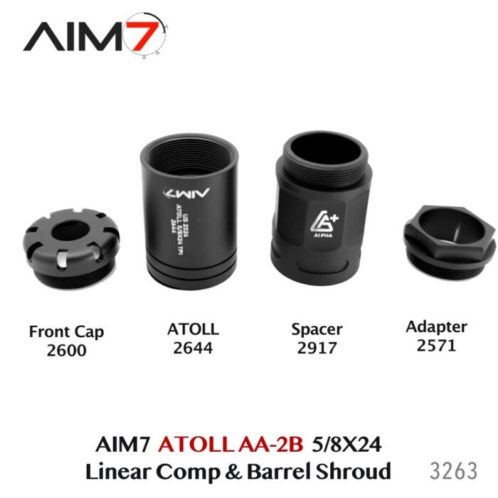 AIM7 ATOLL AA-2.5B 5/8 x 24 Barrel Shroud System - Image 6