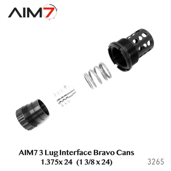 AIM7 TORIKA-B 3-LUG Interface Bravo Can 1 3/8x24 (1.375x24) 556,223,9mm, 30cal. - Image 16