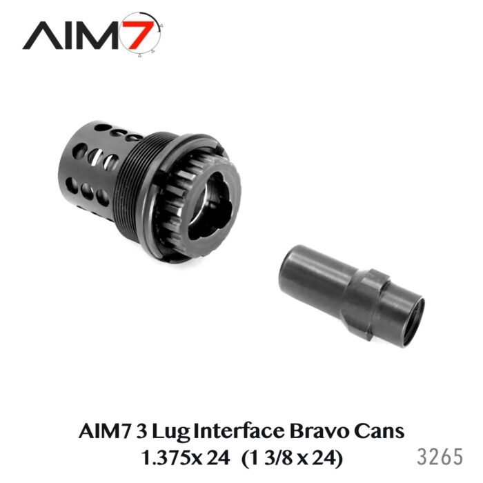 AIM7 TORIKA-B 3-LUG Interface Bravo Can 1 3/8x24 (1.375x24) 556,223,9mm, 30cal. - Image 3