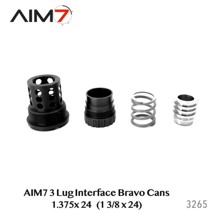 AIM7 TORIKA-B 3-LUG Interface Bravo Can 1 3/8x24 (1.375x24) 556,223,9mm, 30cal. - Image 4