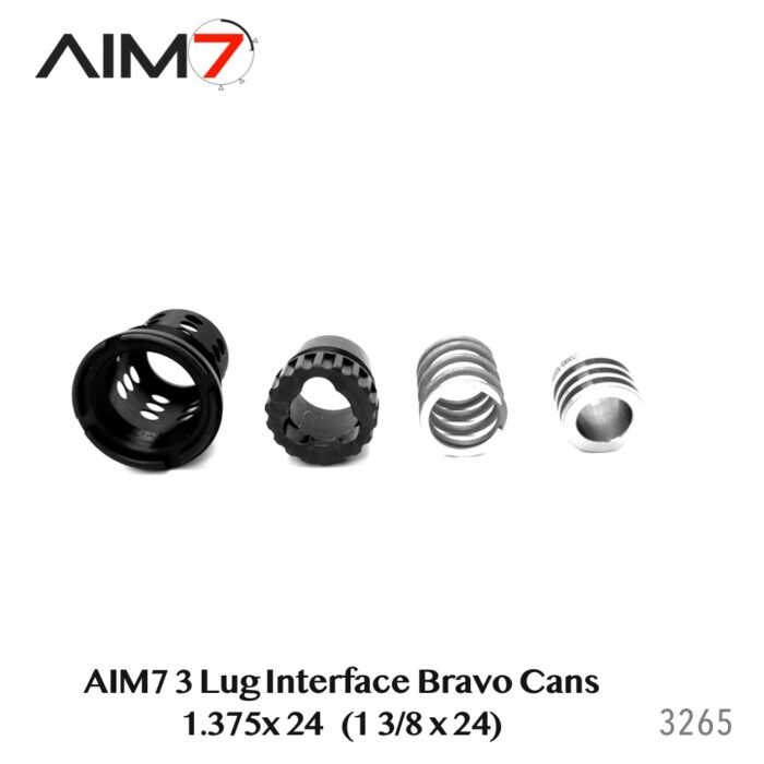 AIM7 TORIKA-B 3-LUG Interface Bravo Can 1 3/8x24 (1.375x24) 556,223,9mm, 30cal. - Image 5