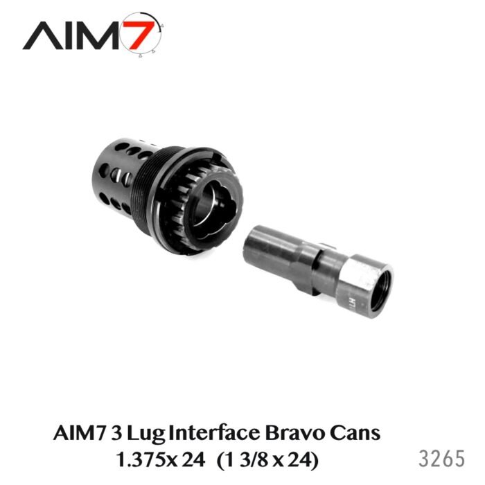 AIM7 TORIKA-B 3-LUG Interface Bravo Can 1 3/8x24 (1.375x24) 556,223,9mm, 30cal. - Image 8