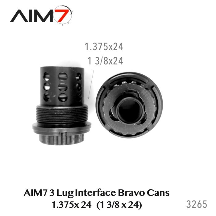 AIM7 TORIKA-B 3-LUG Interface Bravo Can 1 3/8x24 (1.375x24) 556,223,9mm, 30cal. - Image 11