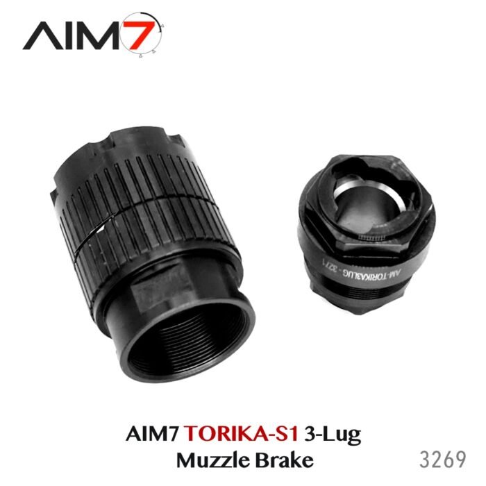 Aim7 TORIKA-S1 Muzzle Brake with 3-Lug Interface - Image 12