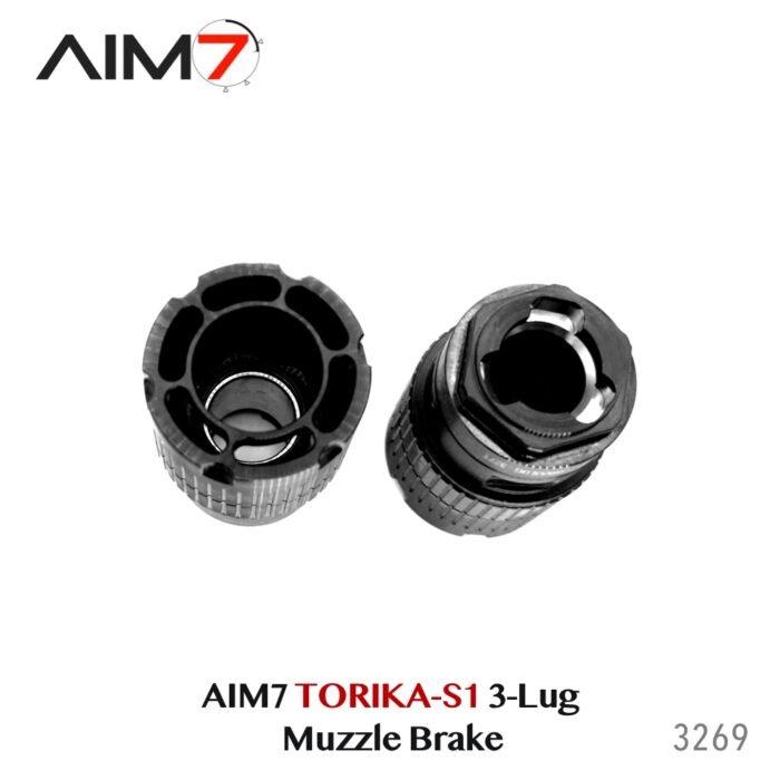 Aim7 TORIKA-S1 Muzzle Brake with 3-Lug Interface - Image 5