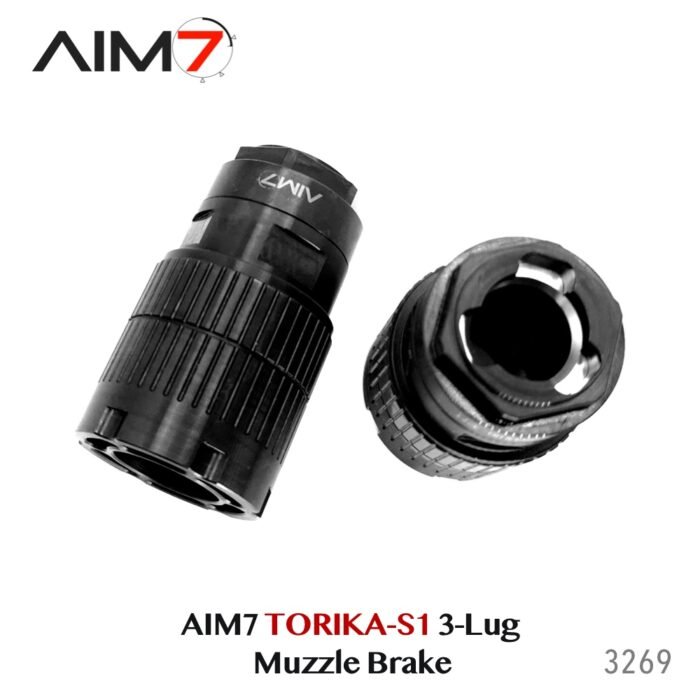 Aim7 TORIKA-S1 Muzzle Brake with 3-Lug Interface - Image 6