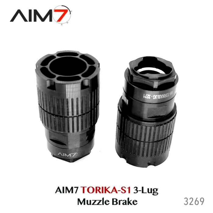 Aim7 TORIKA-S1 Muzzle Brake with 3-Lug Interface - Image 8