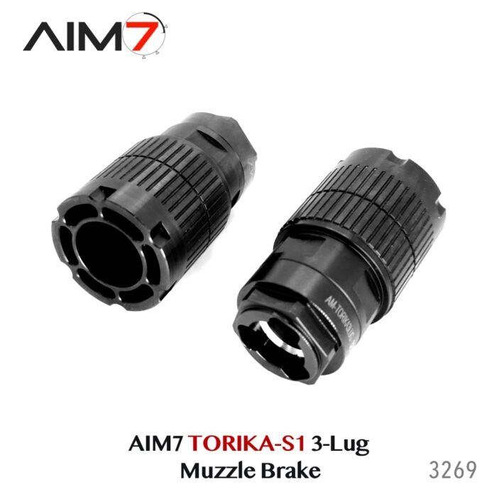 Aim7 TORIKA-S1 Muzzle Brake with 3-Lug Interface - Image 3