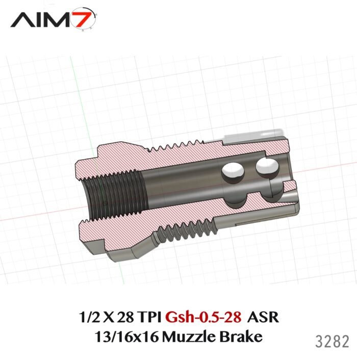 AIM7 Tempest XDT Taper ASR & Gsh-0.5 Linear Muzzle Compensator 556/223/22 - Image 14