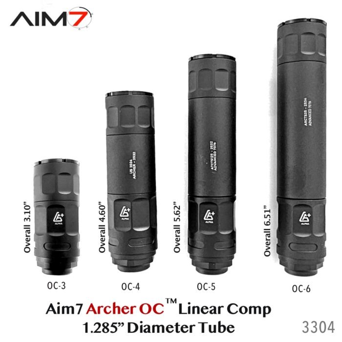 AIM7 ARCHER OC Linear Comp, 556/30CAL/9mm/40CAL/45ACP/22LR