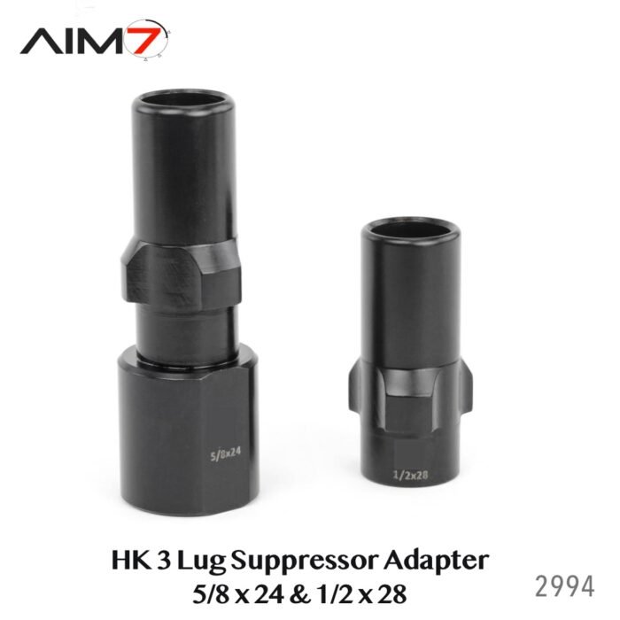 Aim7 HK 3 Lug Suppressor Adapter Steel Black - Image 3