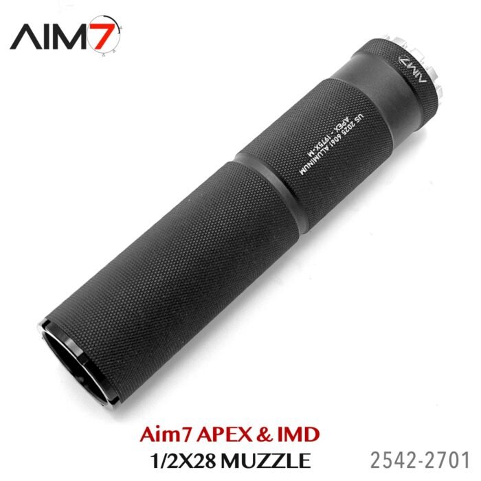 AIM7 APEX 2.0 Knurled Modular Comp IMD direct Mount 556/223/9mm 1/2x28 - Image 4