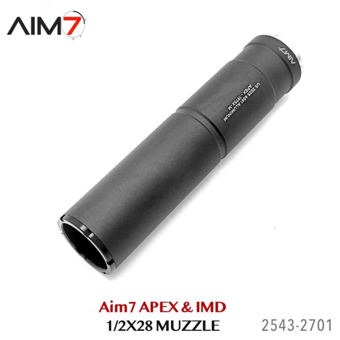 AIM7 APEX 2.0 Smooth Modular Comp IMD direct Mount 556/223/9mm 1/2x28 - Image 4