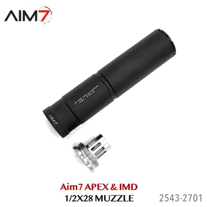 AIM7 APEX 2.0 Smooth Modular Comp IMD direct Mount 556/223/9mm 1/2x28 - Image 8