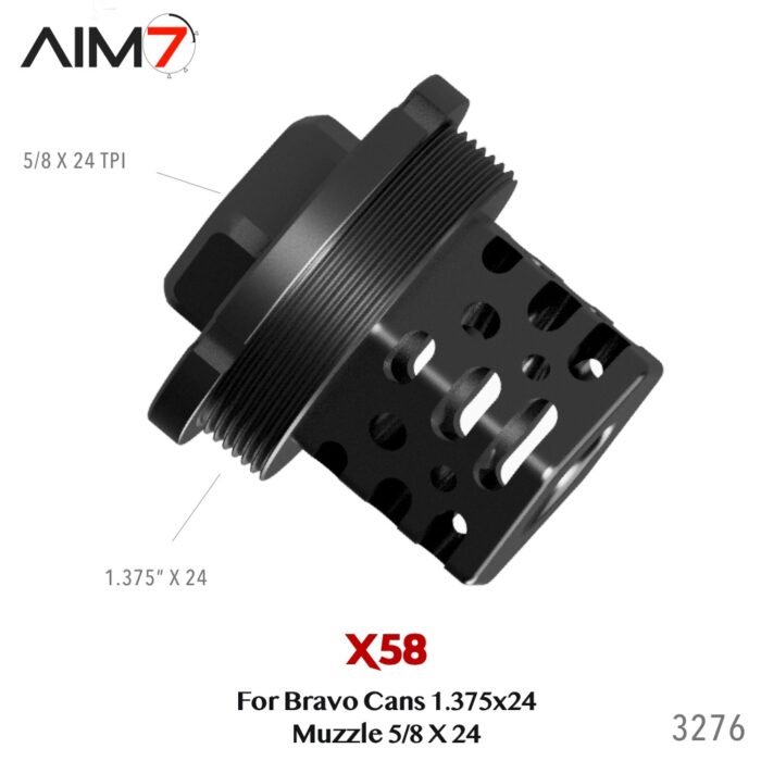Aim7 X58-MAGIK BRAVOCONE Muzzle 5/8x24 For Bravo Tubes - Image 11