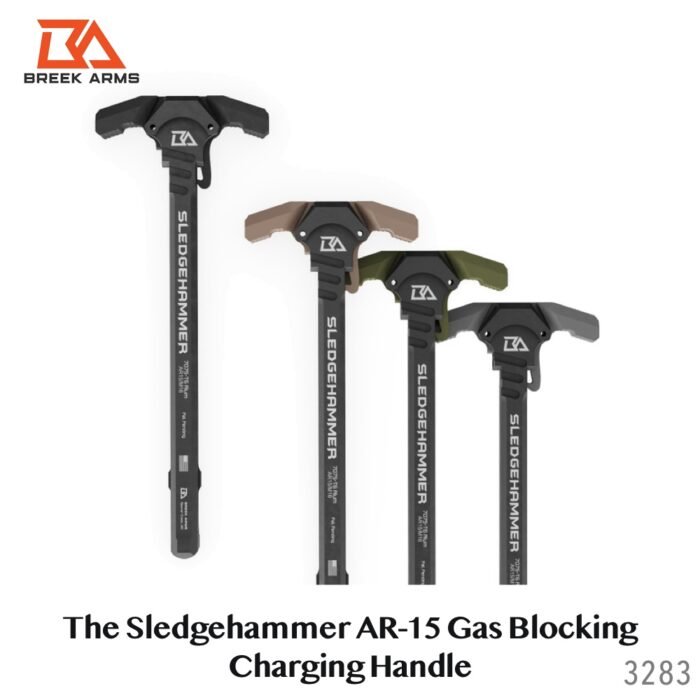 Breek Arms Sledgehammer AR-15 Gas Blocking Charging Handle