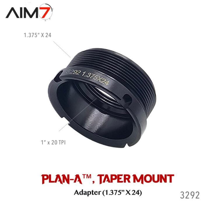 Aim7 PLAN-A Short Taper Mount Hub Adapter (1.375"x24)