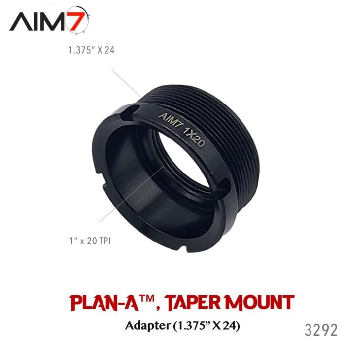 Aim7 PLAN-A Short Taper Mount Hub Adapter (1.375"x24) - Image 4