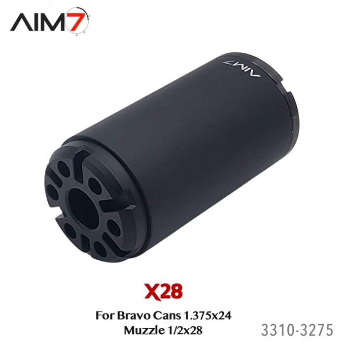 Aim7 X28-MAGIK ULTRA Muzzle 1/2x28 For Bravo Tubes - Image 3