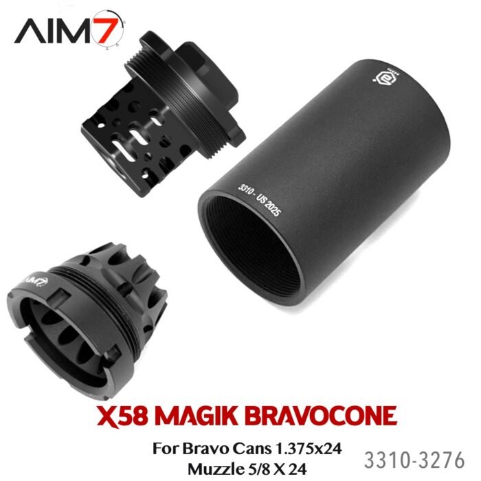 Aim7 X58-MAGIK BRAVOCONE Muzzle 5/8x24 For Bravo Tubes