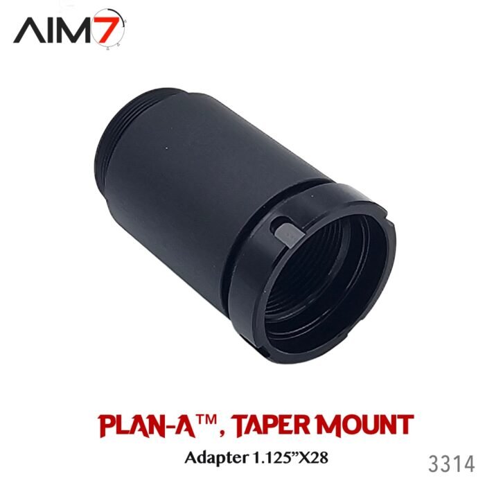 Aim7 PLAN-A Short Taper Mount Hub Adapter (1.125" X 28) - Image 3