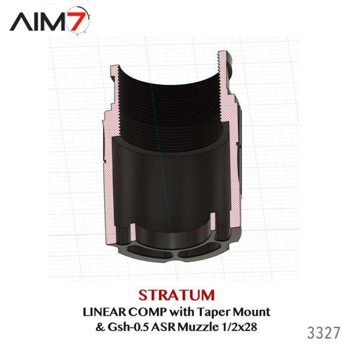 Aim7 Stratum Linear Comp with Taper ASR Mount 13/16x16 - Image 11